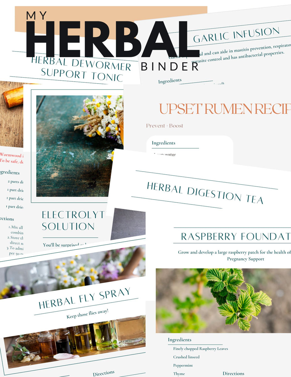 My Herbal Binder A Life of Heritage