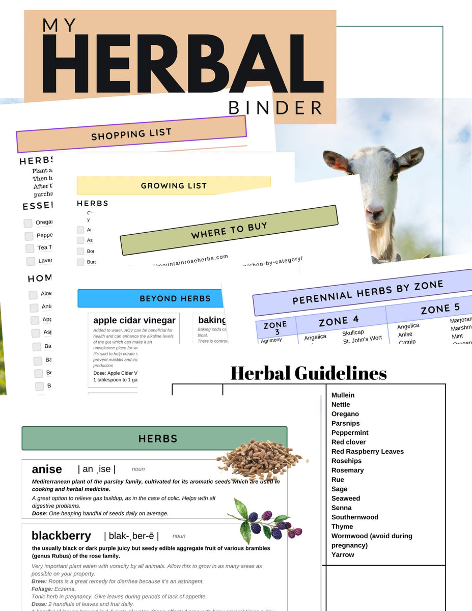 My Herbal Binder A Life of Heritage