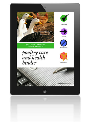 Poultry Health and Care Binder